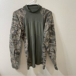 Massif combat shirt long sleeve camouflage medium